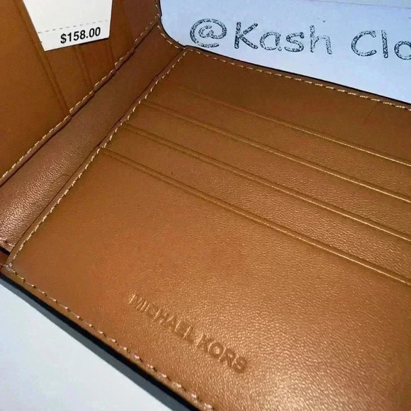 Michael Kors Cooper Mens Wallet Billfold Signature Chino - Picture 6 of 7